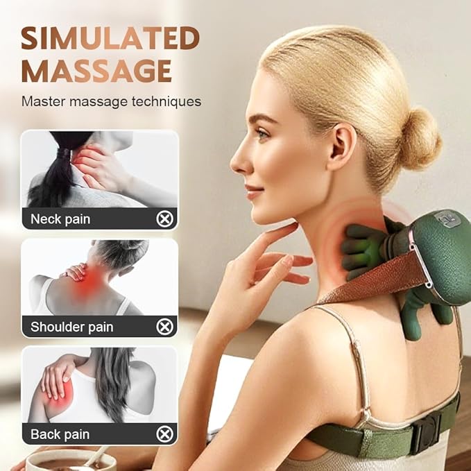 OrthoFix - Portable Neck and Shoulder Massager with Heat