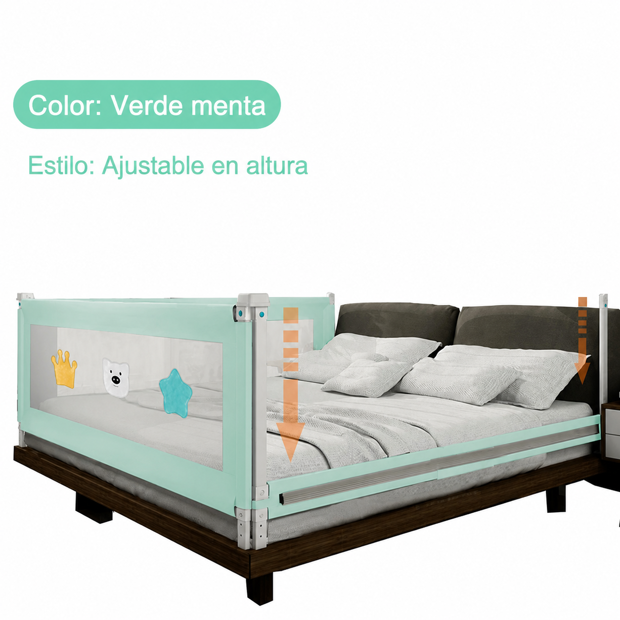 Barrera de Seguridad para Cama Infantil
