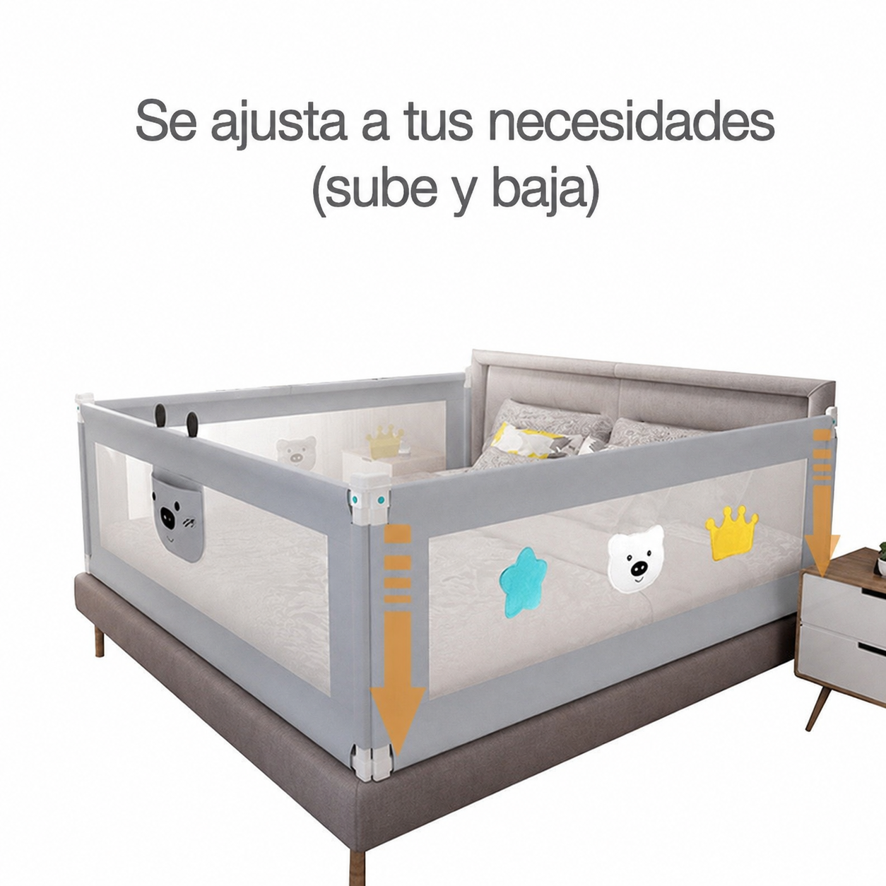 Barrera de Seguridad para Cama Infantil