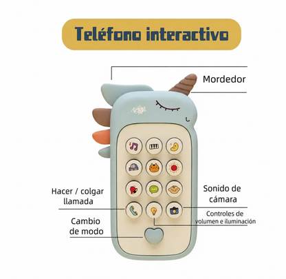 Teléfono Interactivo de Juguete para Bebé