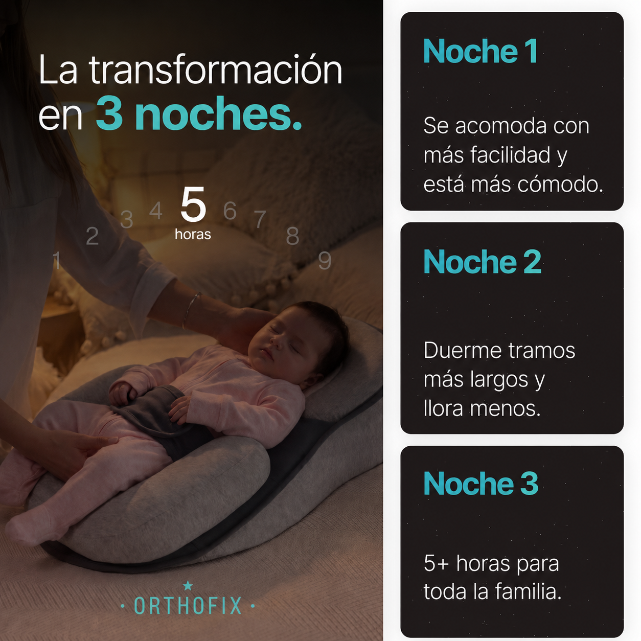 Cojín de Apoyo Inclinado para Bebé